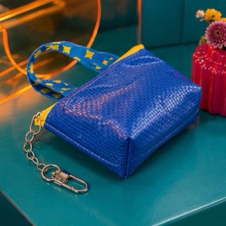 Monedero IKEA KNÖLIG azul | Llavero