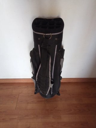 Carrito de golf negro