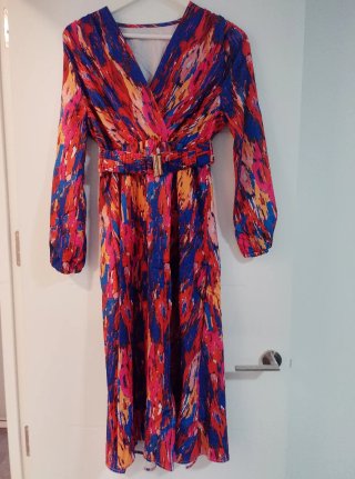 Vestido estampado llamativo