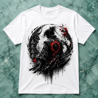 Camiseta Estilo Samurai con Diseño