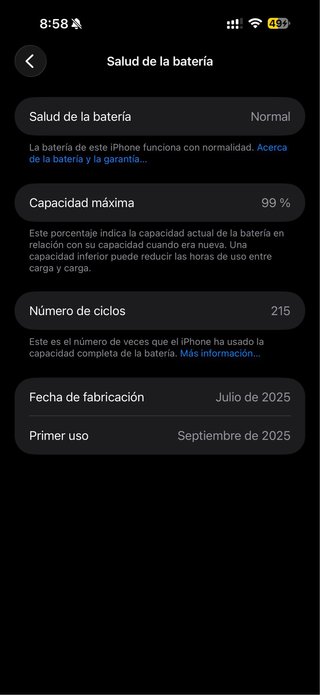 iPhone 17 Pro Max 256GB Dorado/Naranja
