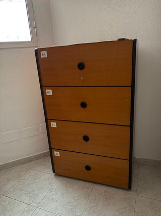 Muebles de oficina madera y cuero