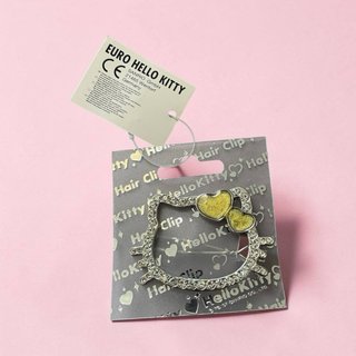 Hello Kitty Hair Clip Heart