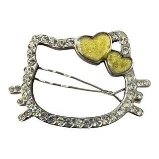 Hello Kitty Hair Clip Heart