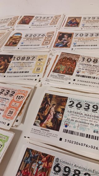 Lote décimos Lotería Nacional Navidad