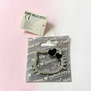 Hello Kitty Hair Clip Heart