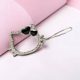 Hello Kitty Hair Clip Heart