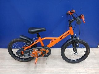 Bicicleta niños 16 pulgadas Btwin 500 Robot naranja 4,5-6