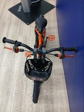 Bicicleta niños 16 pulgadas Btwin 500 Robot naranja 4,5-6