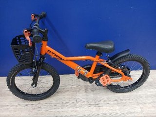Bicicleta niños 16 pulgadas Btwin 500 Robot naranja 4,5-6