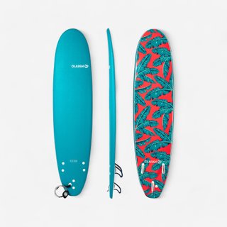 Tabla surf espuma 7'8 75L Peso <85kg . Nivel principiante