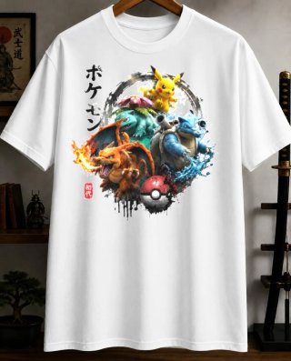 Camiseta Pokémon Generación 1