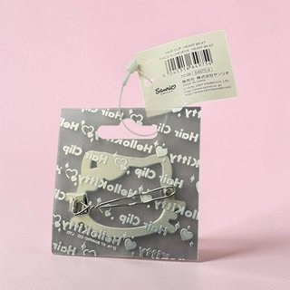 Hello Kitty Hair Clip Heart