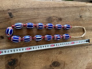 Collar Cuentas Chevron Venecianas Africanas 427 gr