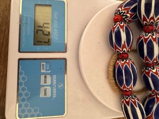 Collar Cuentas Chevron Venecianas Africanas 427 gr