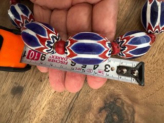 Collar Cuentas Chevron Venecianas Africanas 427 gr