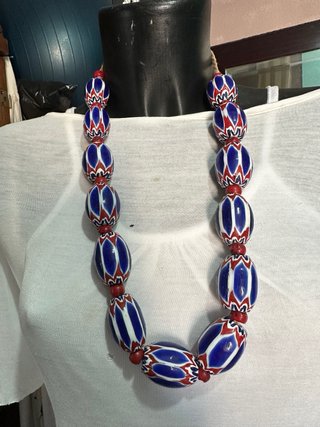 Collar Cuentas Chevron Venecianas Africanas 427 gr