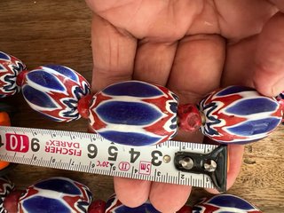 Collar Cuentas Chevron Venecianas Africanas 427 gr