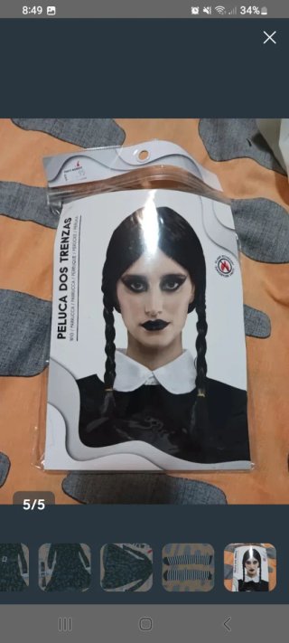 Disfraz Miércoles Addams
