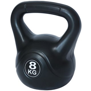 Kettlebell 8 Kg in PVC con Cemento Manico Antiscivolo Peso