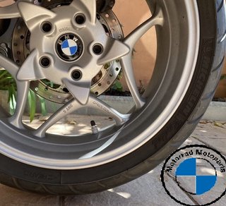 2 Tapas Embellecedor Moto Logo BMW Llanta y Cardán