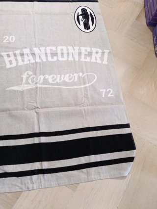 Telo in spugna mare Bianconeri forever