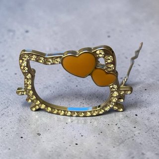 Hello Kitty Hair Clip Heart.