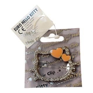Hello Kitty Hair Clip Heart.