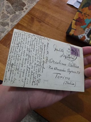 Cartolina Messico a Italia 1937