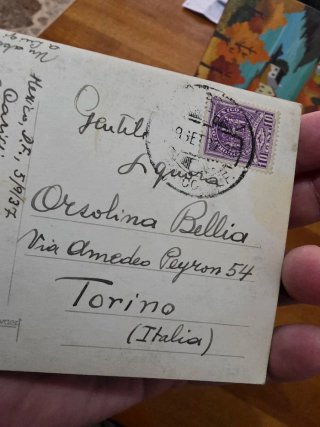 Cartolina Messico a Italia 1937
