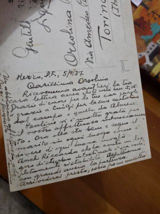 Cartolina Messico a Italia 1937