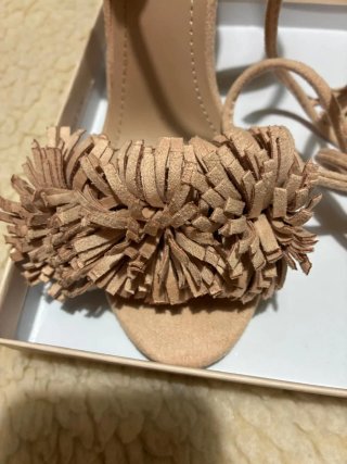 Sandali Vices con lacci e frange