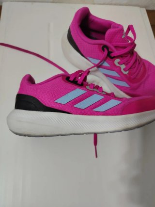 Zapatillas Adidas Niña Rosa y Azul
