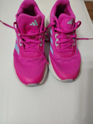 Zapatillas Adidas Niña Rosa y Azul