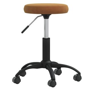Sgabello da Massaggio in Velluto Marrone · Plastica · Sedie