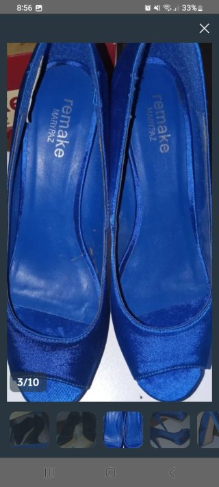 Zapatos de tacón Marypaz azul