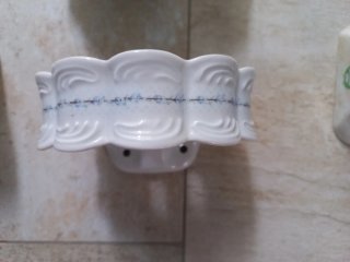Accesorios de baño de porcelana vintage