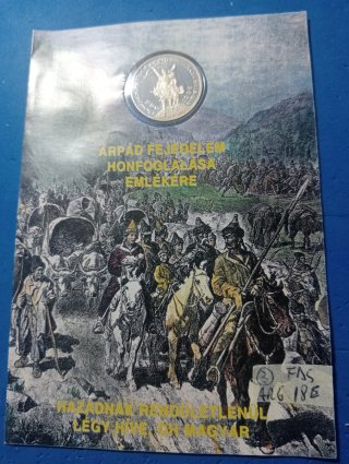 Medaglia Argento Ungherese 896-1996