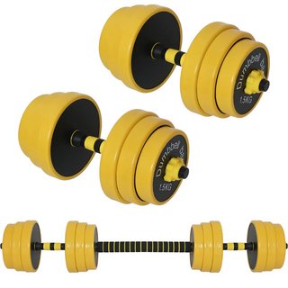 Set Manubri da 25kg (4x2.5kg+4x2kg+4x1.5kg) Bilanciere Pesi