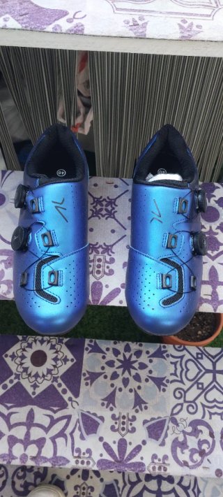 Zapatillas Ciclismo MTB Azul Talla 40