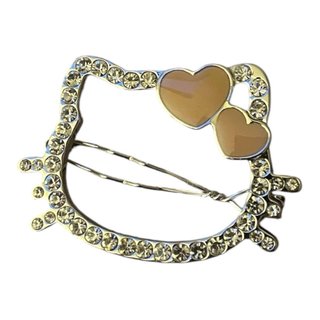 Hello Kitty Hair Clip Heart.