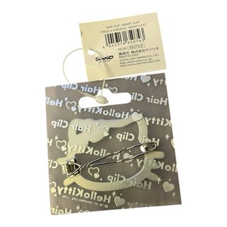 Hello Kitty Hair Clip Heart.