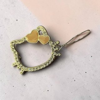 Hello Kitty Hair Clip Heart.
