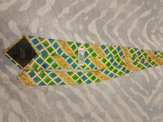 Cravatta Versace Giallo Blu Verde