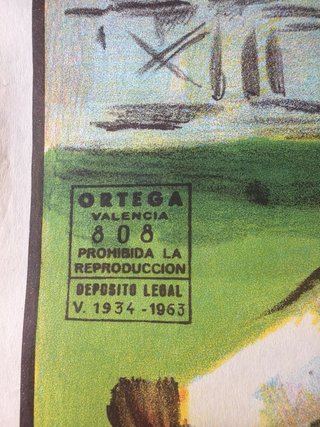 Cartel antiguo fútbol C. Villalba 1984