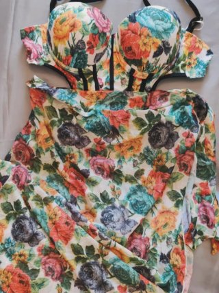 Costume da bagno donna floreale