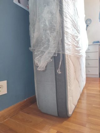 Cama individual con cajones+colchón 1.05