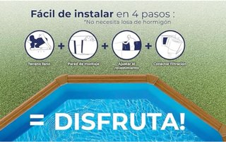 Piscina elevada Gre KITPR303W