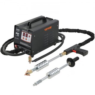 Kit de Reparación de Abolladuras con Soldador, Máquina de Soldadura por Puntos con Extractor de Abolladuras de Martillo Deslizante, Kit Profesional de Eliminación de Abolladuras para Reparación de...
