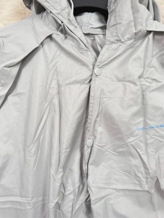 Piquadro Impermeabile Poncho Uomo Argento
